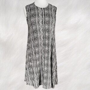 Cynthia Rowley Black and White Sleeveless Dress - Size M